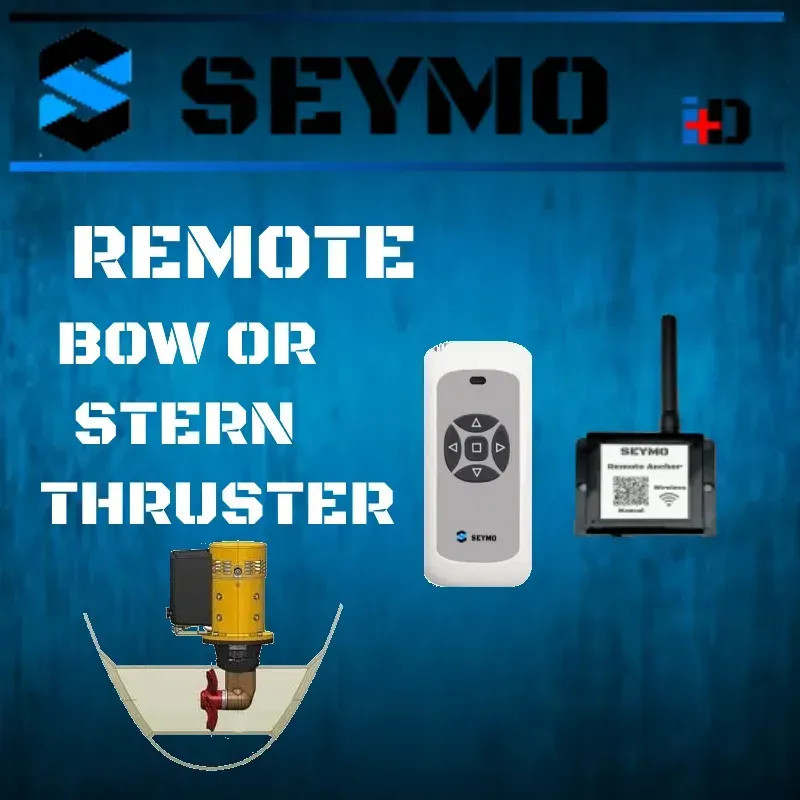 Remote control bow or stern thruster Remote control bow or stern thruster
